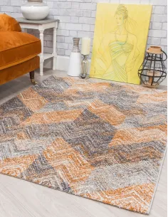 Ardenne Chevy Pumpkin Rug - Various Sizes | Murphy Furniture