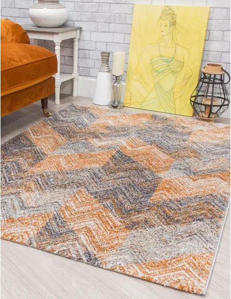 Ardenne Chevy Pumpkin Rug - Various Sizes | Murphy Furniture