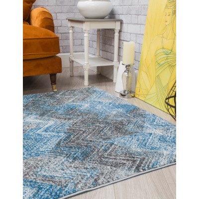 Ardenne Chevy Blue Rug - Various Sizes | Murphy Furniture