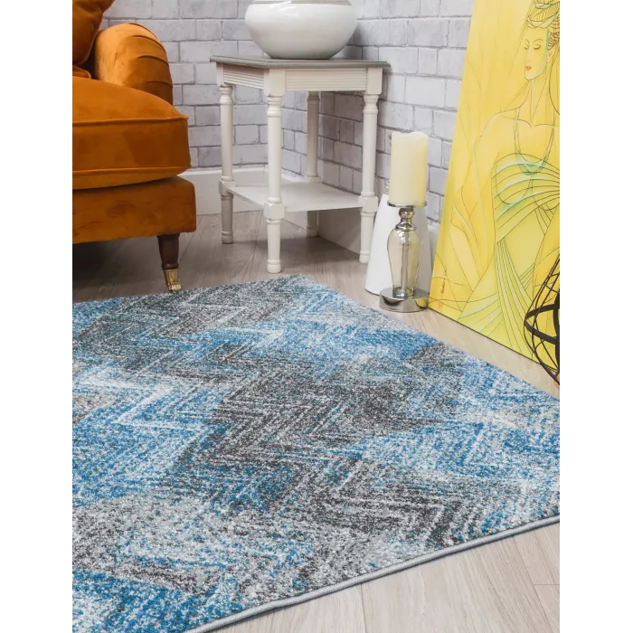 Ardenne Chevy Blue Rug - Various Sizes | Murphy Furniture