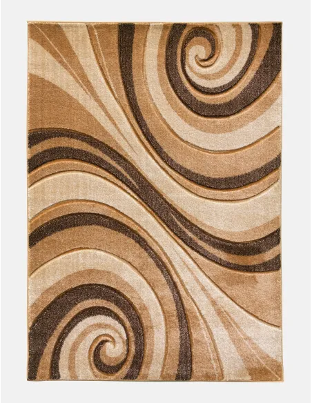Samba Spirals Beige Rug - Various Sizes | Murphy Furniture