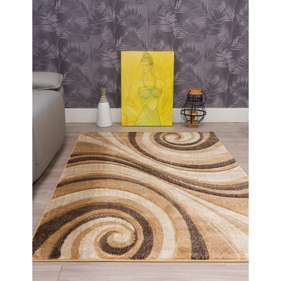 Samba Spirals Beige Rug - Various Sizes | Murphy Furniture