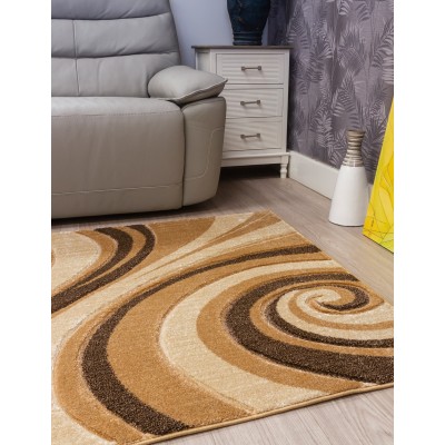 Samba Spirals Beige Rug - Various Sizes | Murphy Furniture