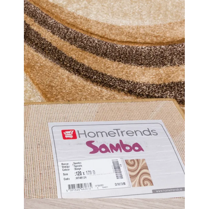 Samba Spirals Beige Rug - Various Sizes | Murphy Furniture