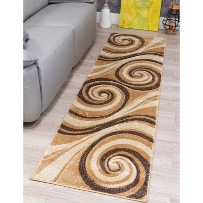 Samba Spirals Beige Rug - Various Sizes | Murphy Furniture