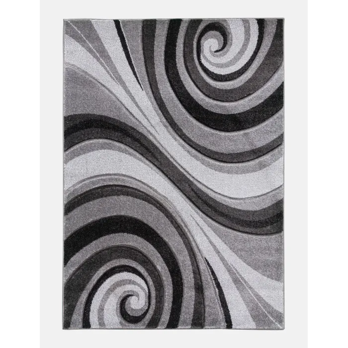 Samba Spirals Grey Rug - Various Sizes | Murphy Furniture