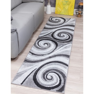 Samba Spirals Grey Rug - Various Sizes | Murphy Furniture