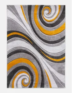 Samba Spirals Ochre Rug - Various Sizes | Murphy Furniture 2
