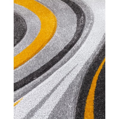 Samba Spirals Ochre Rug - Various Sizes | Murphy Furniture