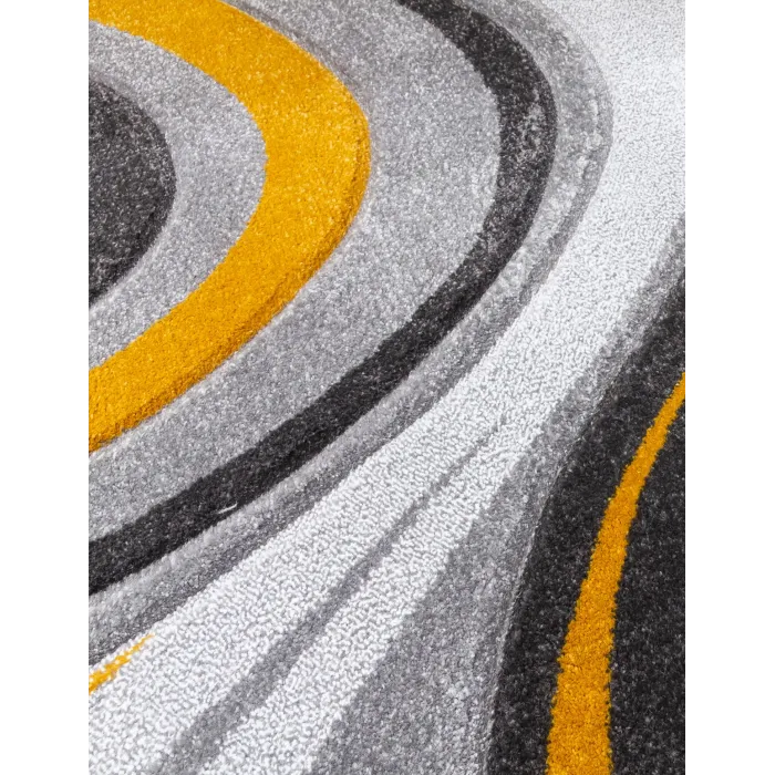 Samba Spirals Ochre Rug - Various Sizes | Murphy Furniture