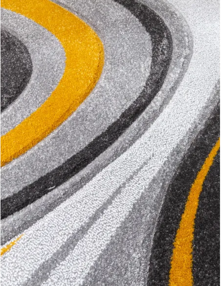 Samba Spirals Ochre Rug - Various Sizes | Murphy Furniture