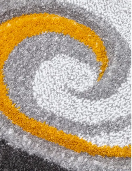 Samba Spirals Ochre Rug - Various Sizes | Murphy Furniture