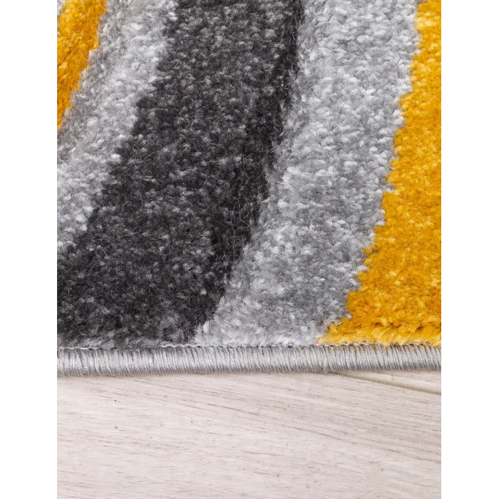 Samba Spirals Ochre Rug - Various Sizes | Murphy Furniture