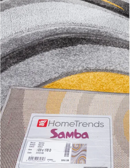 Samba Spirals Ochre Rug - Various Sizes | Murphy Furniture