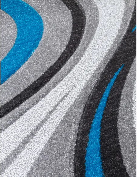 Samba Spirals Teal Rugs - Various Sizes | Murphy Furniture
