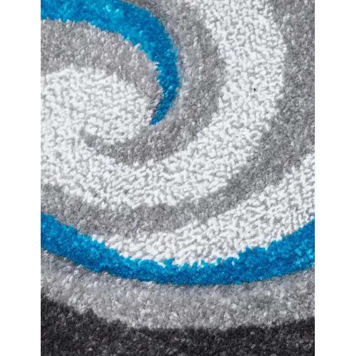 Samba Spirals Teal Rugs - Various Sizes | Murphy Furniture