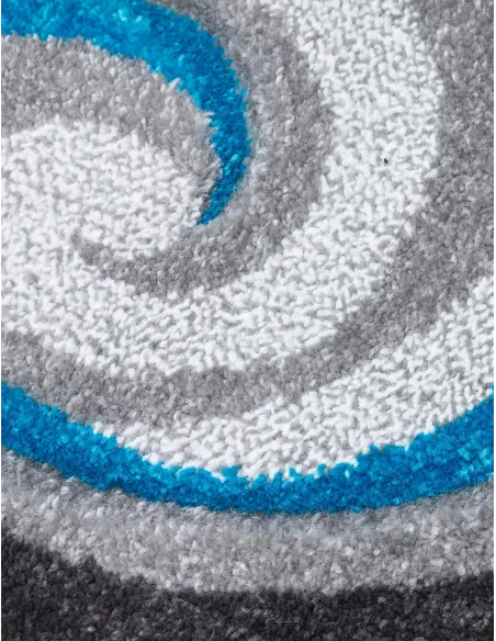 Samba Spirals Teal Rugs - Various Sizes | Murphy Furniture
