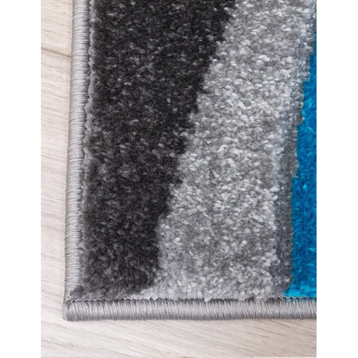Samba Spirals Teal Rugs - Various Sizes | Murphy Furniture