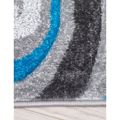 Samba Spirals Teal Rugs - Various Sizes | Murphy Furniture