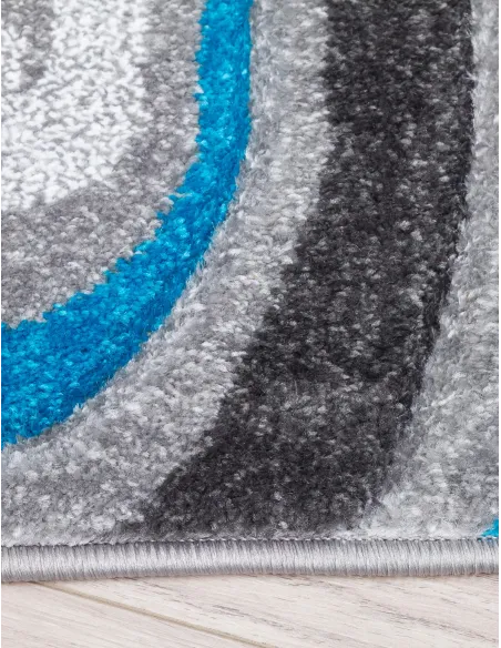 Samba Spirals Teal Rugs - Various Sizes | Murphy Furniture