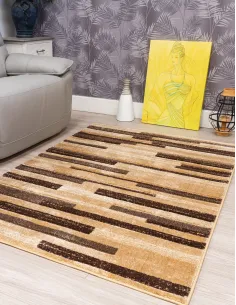 Samba Levels Beige Rug - Various Sizes | Murphy Furniture