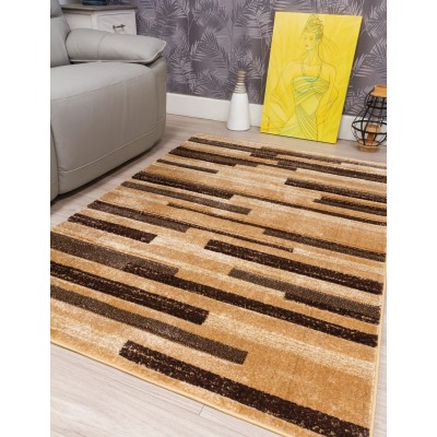 Samba Levels Beige Rug - Various Sizes | Murphy Furniture