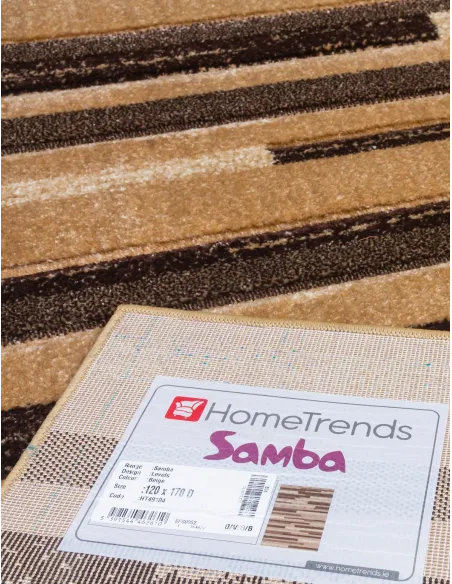 Samba Levels Beige Rug - Various Sizes | Murphy Furniture