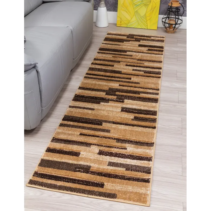 Samba Levels Beige Rug - Various Sizes | Murphy Furniture