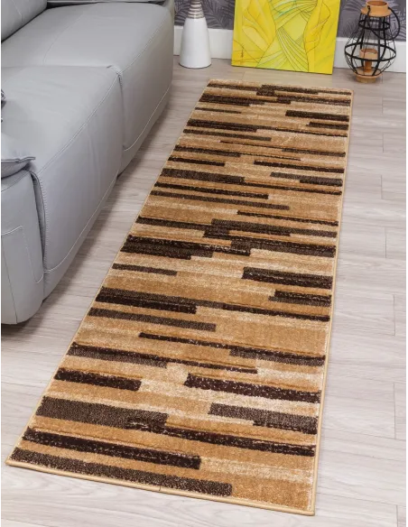 Samba Levels Beige Rug - Various Sizes | Murphy Furniture
