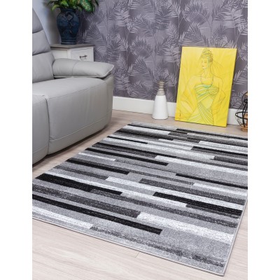 Samba Levels Grey Rug - Various Sizes | Murphy Furniture