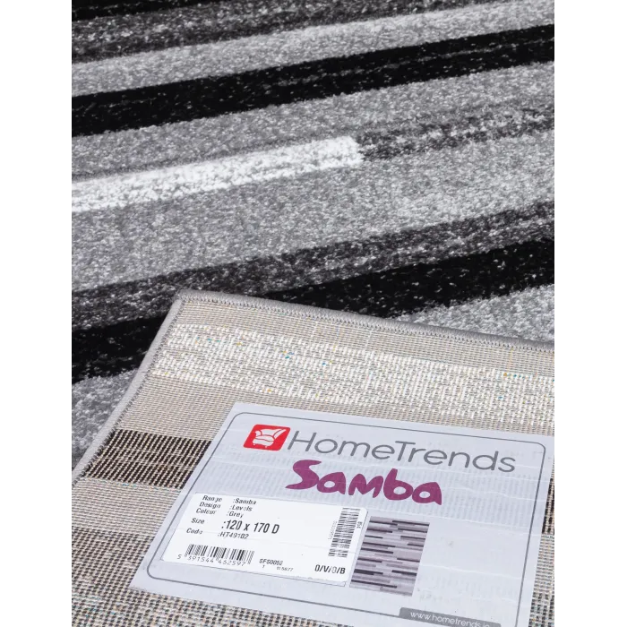 Samba Levels Grey Rug - Various Sizes | Murphy Furniture