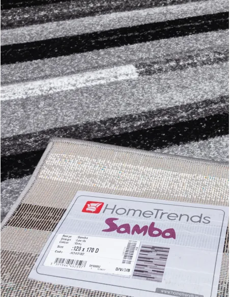 Samba Levels Grey Rug - Various Sizes | Murphy Furniture