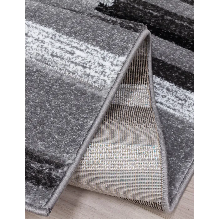 Samba Levels Grey Rug - Various Sizes | Murphy Furniture