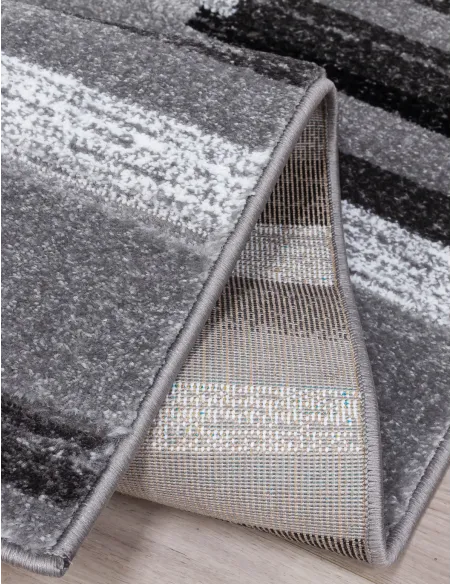 Samba Levels Grey Rug - Various Sizes | Murphy Furniture