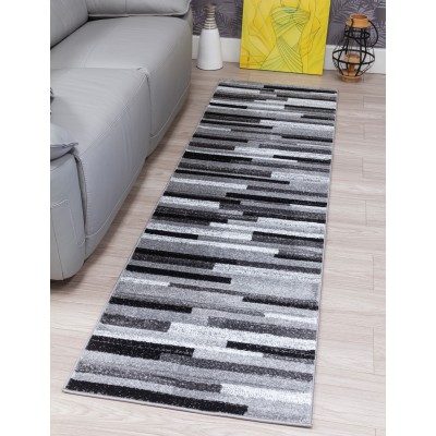 Samba Levels Grey Rug - Various Sizes | Murphy Furniture