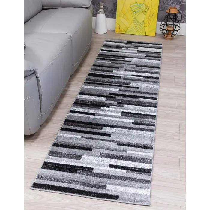 Samba Levels Grey Rug - Various Sizes | Murphy Furniture