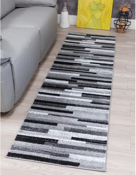 Samba Levels Grey Rug - Various Sizes | Murphy Furniture