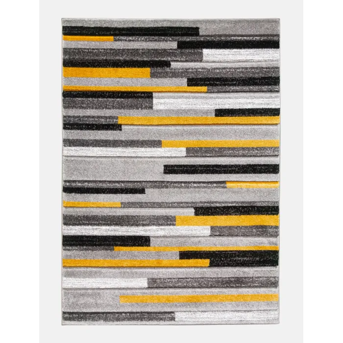 Samba Levels Ochre Rug - Various Sizes | Murphy Furniture