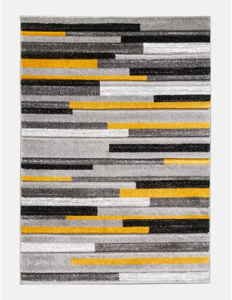 Samba Levels Ochre Rug - Various Sizes | Murphy Furniture