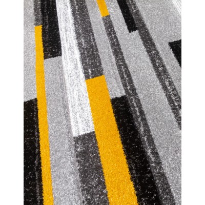 Samba Levels Ochre Rug - Various Sizes | Murphy Furniture