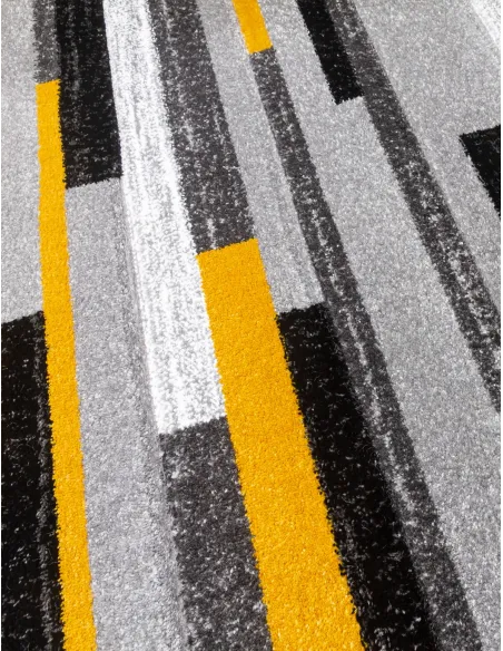 Samba Levels Ochre Rug - Various Sizes | Murphy Furniture