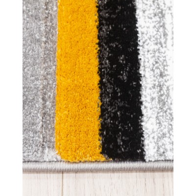 Samba Levels Ochre Rug - Various Sizes | Murphy Furniture