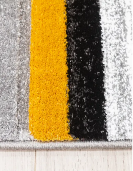 Samba Levels Ochre Rug - Various Sizes | Murphy Furniture