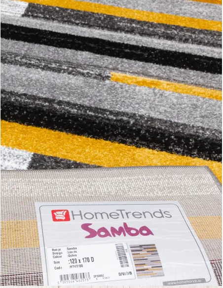 Samba Levels Ochre Rug - Various Sizes | Murphy Furniture