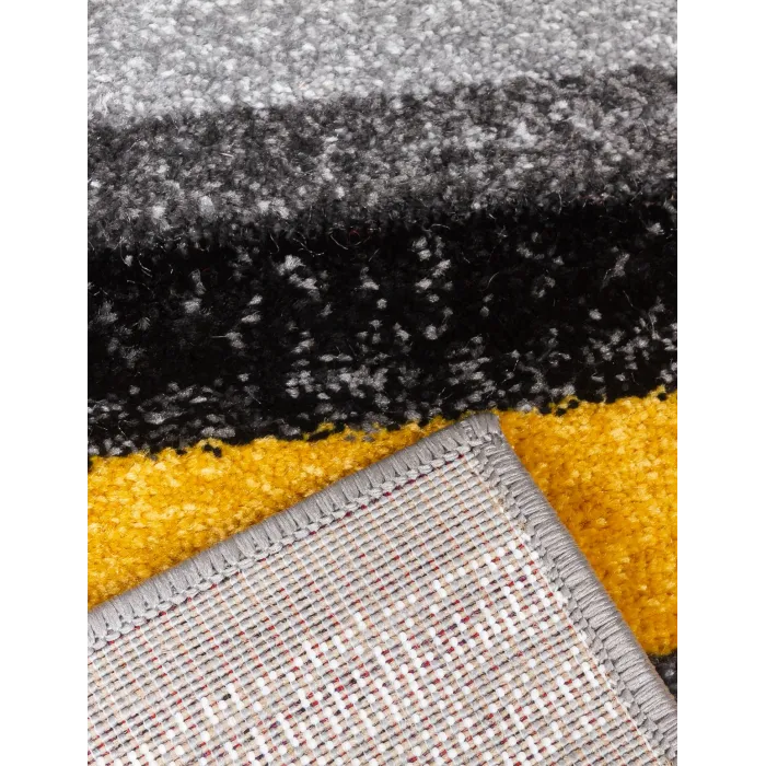 Samba Levels Ochre Rug - Various Sizes | Murphy Furniture