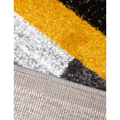 Samba Levels Ochre Rug - Various Sizes | Murphy Furniture