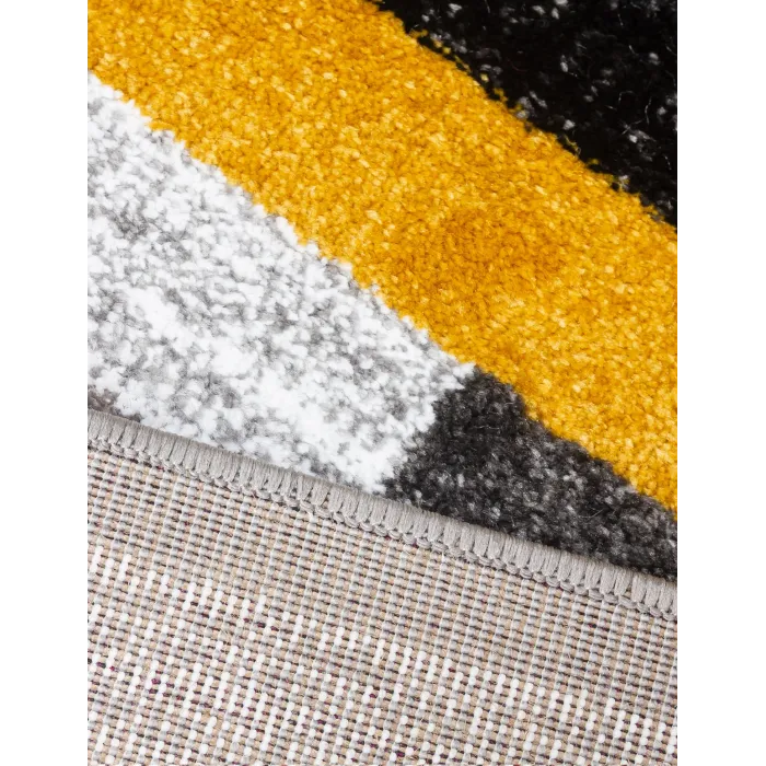 Samba Levels Ochre Rug - Various Sizes | Murphy Furniture