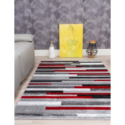 Samba Levels Red Rug - Various Sizes | Murphy Furniture