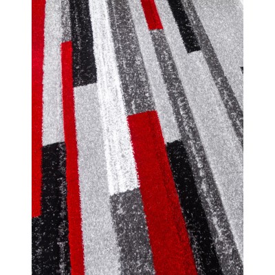 Samba Levels Red Rug - Various Sizes | Murphy Furniture