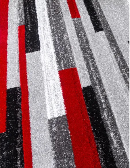 Samba Levels Red Rug - Various Sizes | Murphy Furniture
